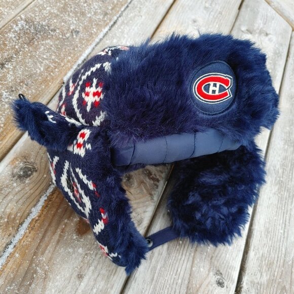Montreal Canadiens Trapper Hat WARM - Picture 1 of 4